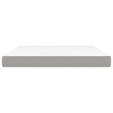 Vidaxl pocketveringmatras medium 180x200x20 cm stof lichtgrijs