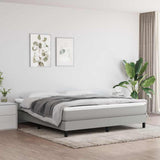 Vidaxl pocketveringmatras medium 180x200x20 cm stof lichtgrijs