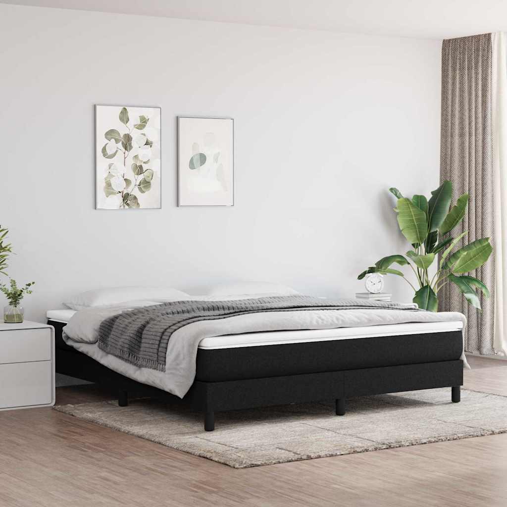 Vidaxl pocketveringmatras medium 180x200x20 cm stof zwart