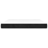 Vidaxl pocketveringmatras medium 180x200x20 cm fluweel zwart