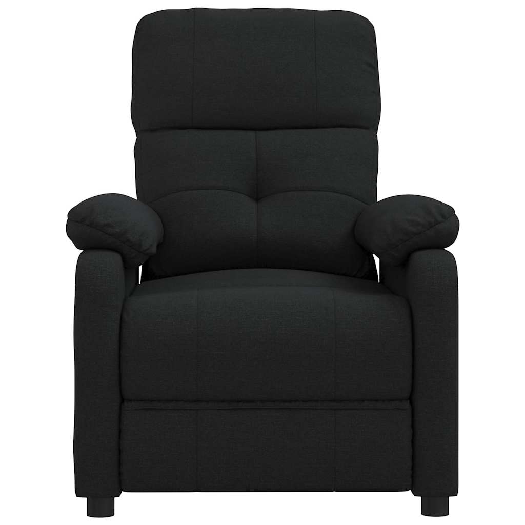 Vidaxl massagestoel stof zwart