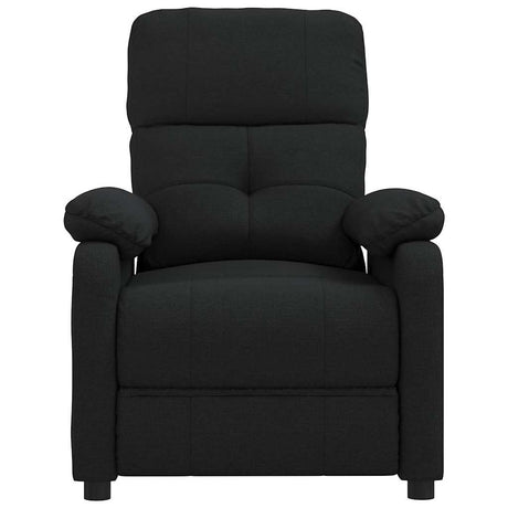 Vidaxl massagestoel stof zwart