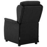 Vidaxl massagestoel met kussen zwart 93.5 x 67.5 x 101.5 cm stof