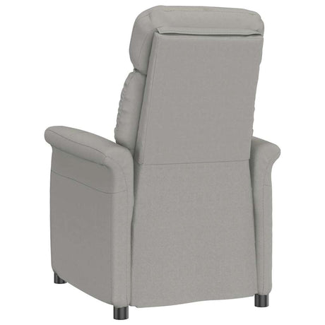 Vidaxl fauteuil lichtgrijs 96,5 x 70,5 x 95 cm microvezel