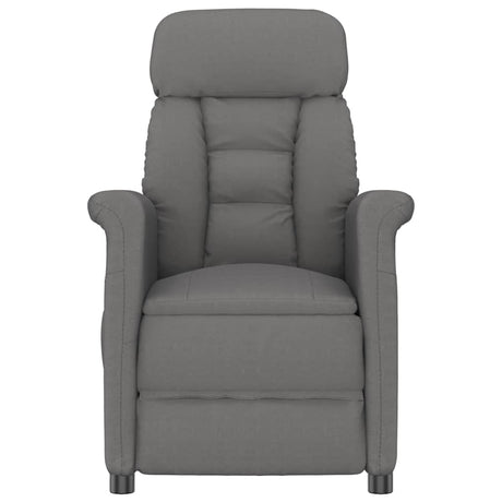 Vidaxl fauteuil donkergrijs 96,5 x 70,5 x 95 cm microvezel