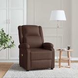 Vidaxl massagestoel kunstleer bruin