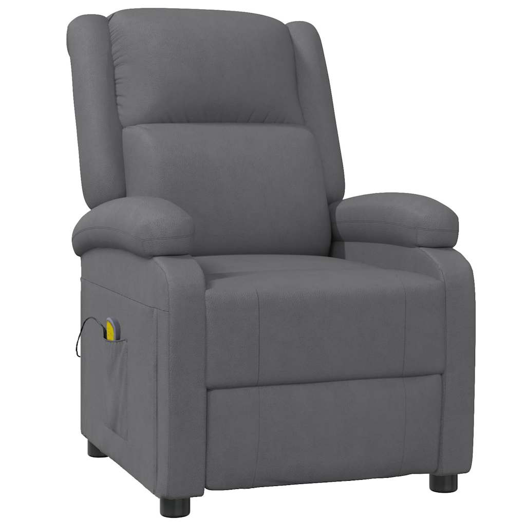 Vidaxl massagestoel kunstleer antracietkleurig