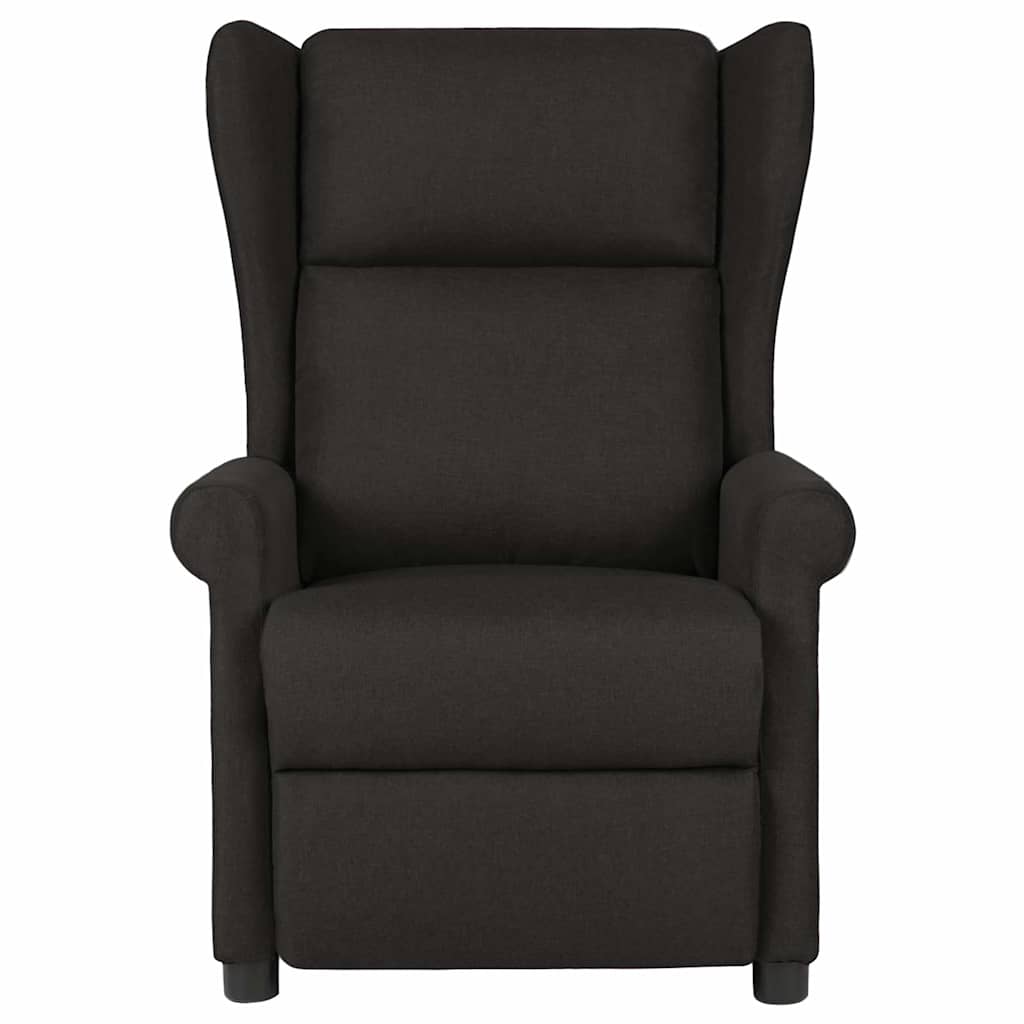 Vidaxl massagestoel stof zwart