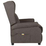 Vidaxl massagestoel stof bruin