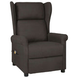 Vidaxl massagestoel stof taupe