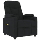Vidaxl fauteuil verstelbaar stof zwart