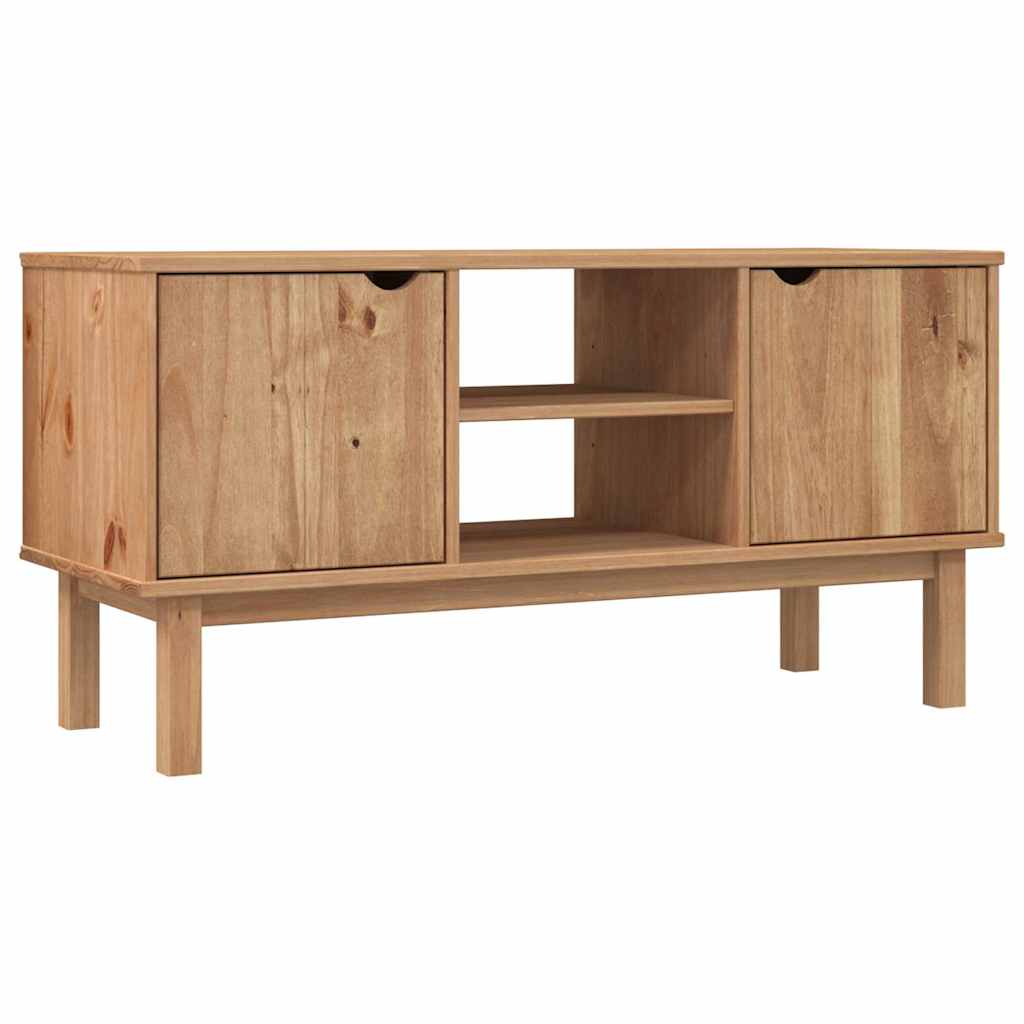 Vidaxl tv-meubel otta 113,5x43x57 cm massief grenenhout