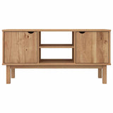 Vidaxl tv-meubel otta 113,5x43x57 cm massief grenenhout