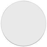 Vidaxl wandspiegel rond ø60 cm zilverkleurig
