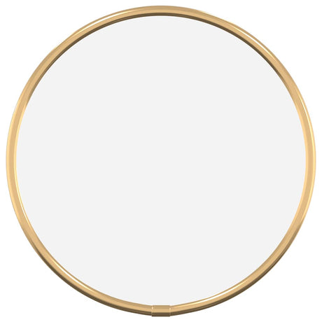 Vidaxl wandspiegel rond ø20 cm goudkleurig