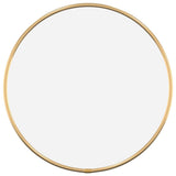 Vidaxl wandspiegel rond ø30 cm goudkleurig