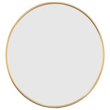 Vidaxl wandspiegel rond ø40 cm goudkleurig