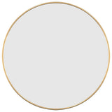 Vidaxl wandspiegel rond ø50 cm goudkleurig