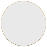 Vidaxl wandspiegel rond ø60 cm goudkleurig