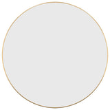 Vidaxl Wall Mirror Round Ø60 cm guldfarvet