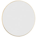 Vidaxl wandspiegel rond ø60 cm goudkleurig
