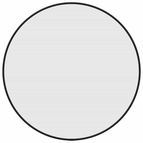 Vidaxl wandspiegel rond ø50 cm zwart
