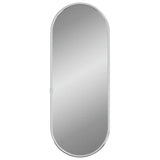 Vidaxl wandspiegel 40x15 cm ovaal zilverkleurig