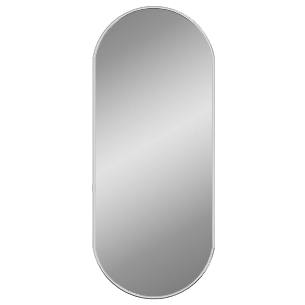 Vidaxl Wall Mirror 60x25 cm Oválné stříbrné barvy