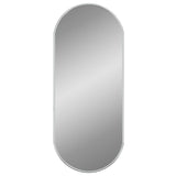 Vidaxl Wall Mirror 60x25 cm Oválné stříbrné barvy