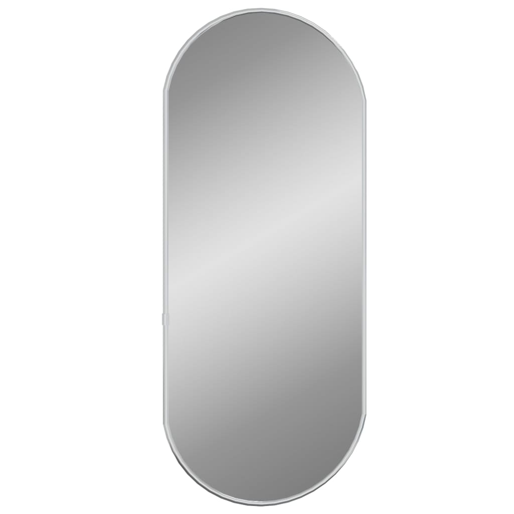 Vidaxl Wall Mirror 60x25 cm Oválné stříbrné barvy