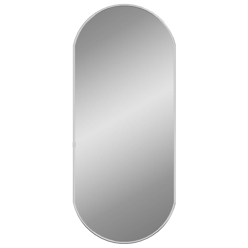 Vidaxl Wall Mirror 70x30 cm Oval sølvfarget