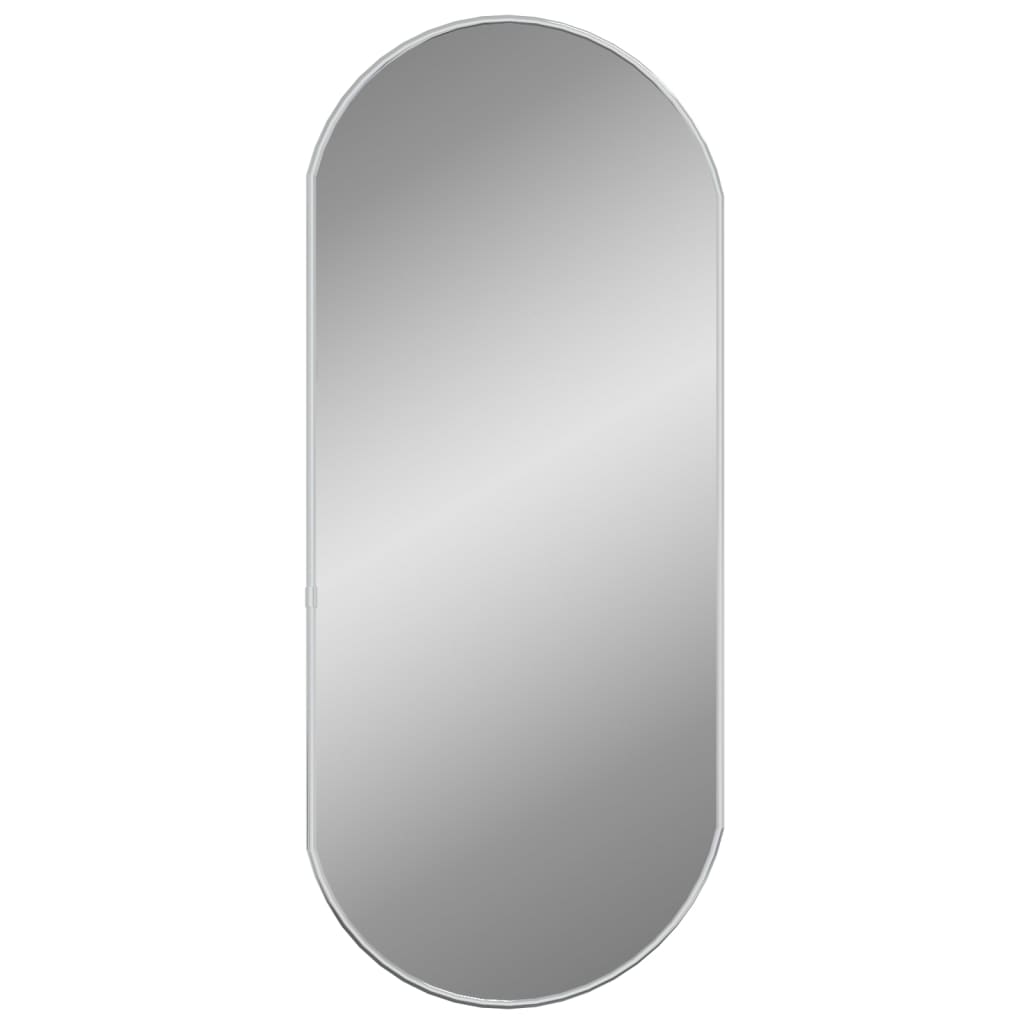 Vidaxl Wall Mirror 70x30 cm Oval sølvfarget