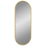 Vidaxl Wall Mirror 40x15 cm Oval guldfarvet