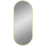 Vidaxl Wall Mirror 70x30 cm owalny złoty kolor