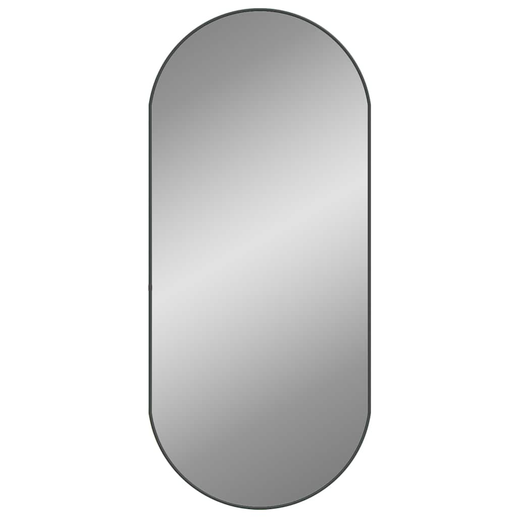 Vidaxl Wall Mirror 100x45 cm owalny czarny