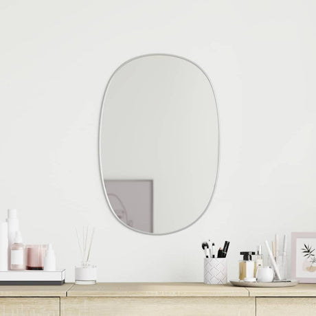 Vidaxl wandspiegel 50x35 cm zilverkleurig