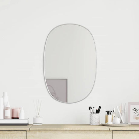 Vidaxl wandspiegel 50x35 cm zilverkleurig