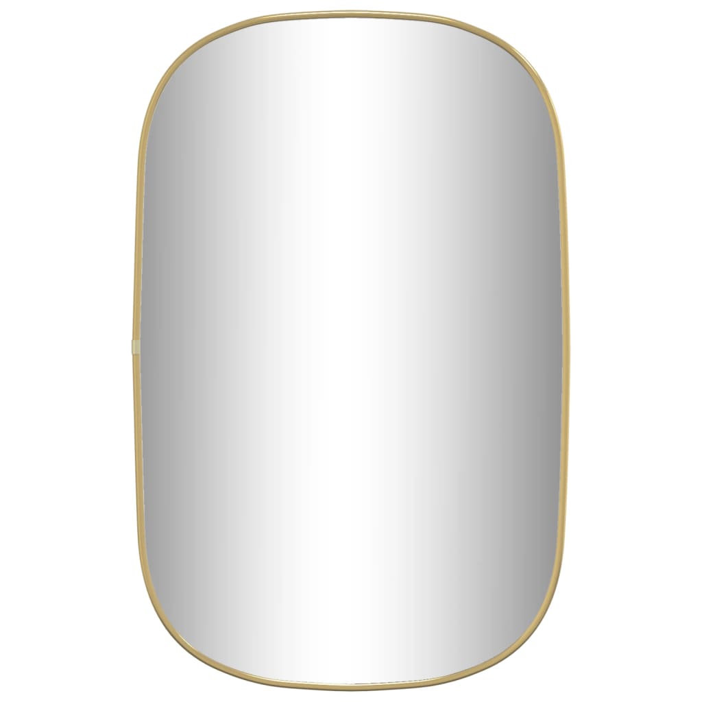 Vidaxl Wall Mirror 70x45 cm złota