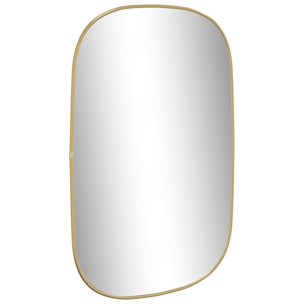 Vidaxl Wall Mirror 70x45 cm zlaté barvy