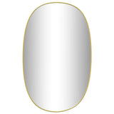 Vidaxl wandspiegel 80x50 cm goudkleurig
