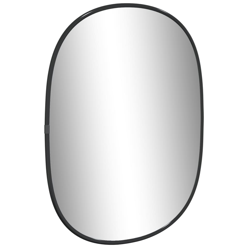 Vidaxl Mirror de pared 40x30 cm negro