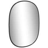 Vidaxl Mirror de pared 40x30 cm negro