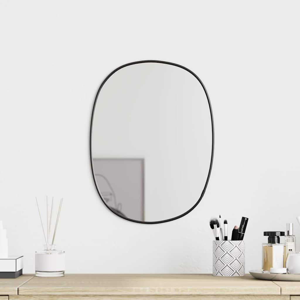 Vidaxl wandspiegel 40x30 cm zwart