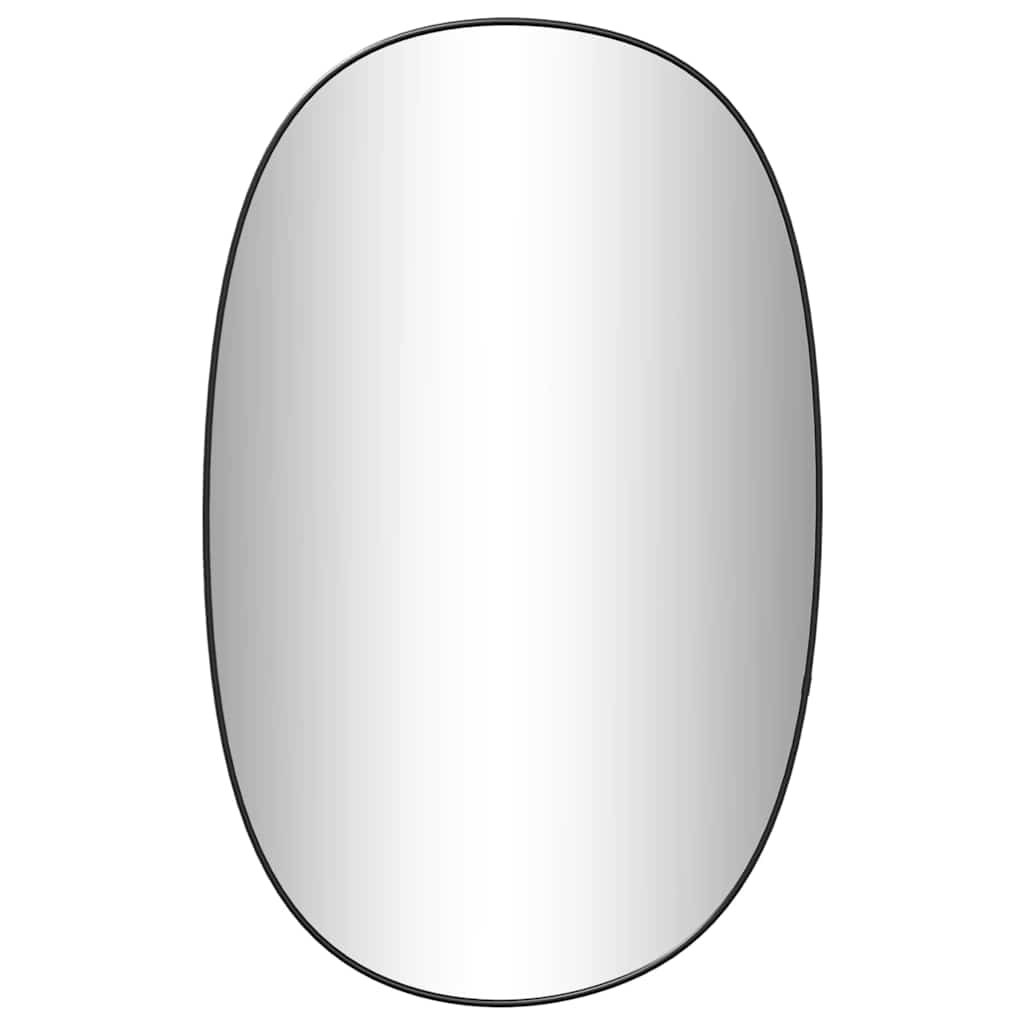 Vidaxl wandspiegel 70x45 cm zwart
