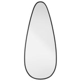 Vidaxl Wall Mirror 60x25 cm Black