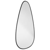 Vidaxl Wall Mirror 60x25 cm Black