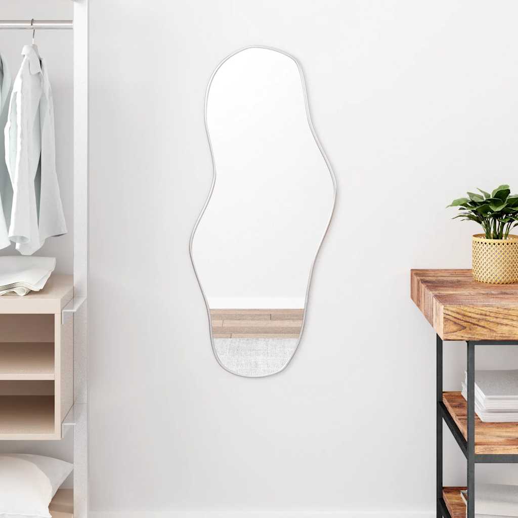 Vidaxl Wall Mirror 90x40 cm srebrne