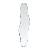 Vidaxl wandspiegel 100x45 cm zilverkleurig