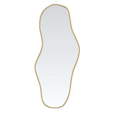 Vidaxl wandspiegel 60x25 cm goudkleurig
