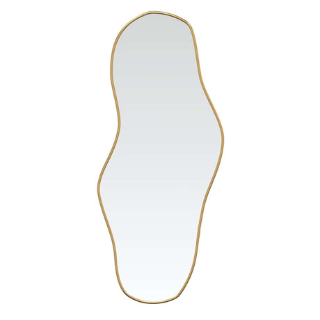 Vidaxl wandspiegel 60x25 cm goudkleurig
